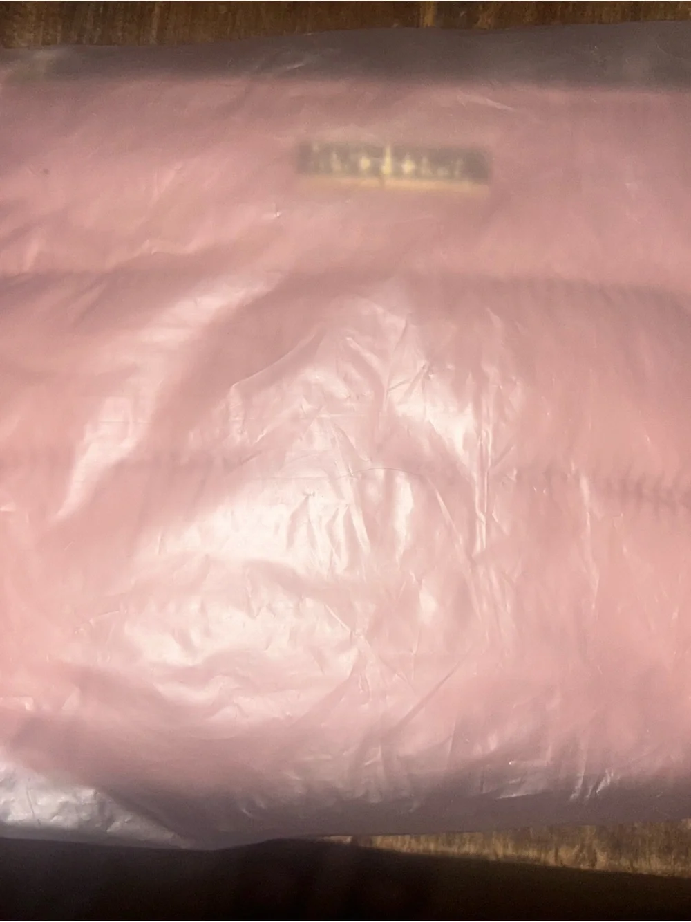 Rare Beauty Selena Gomez Mauve Puffy Makeup Bag  Gold Logo New In Package
